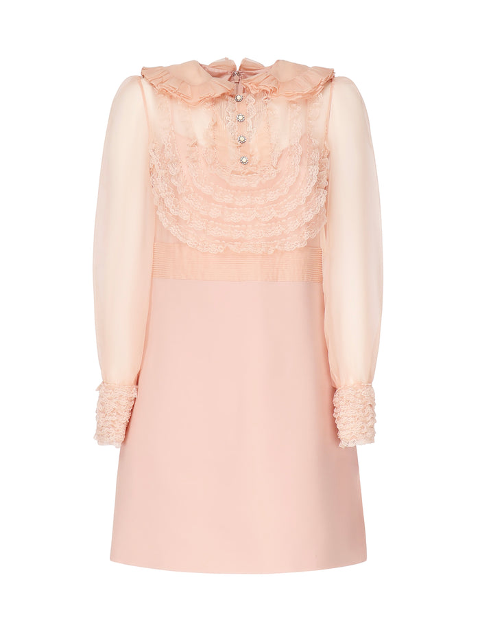 Valentino Garavani Dresses Pink Virgin Wool
