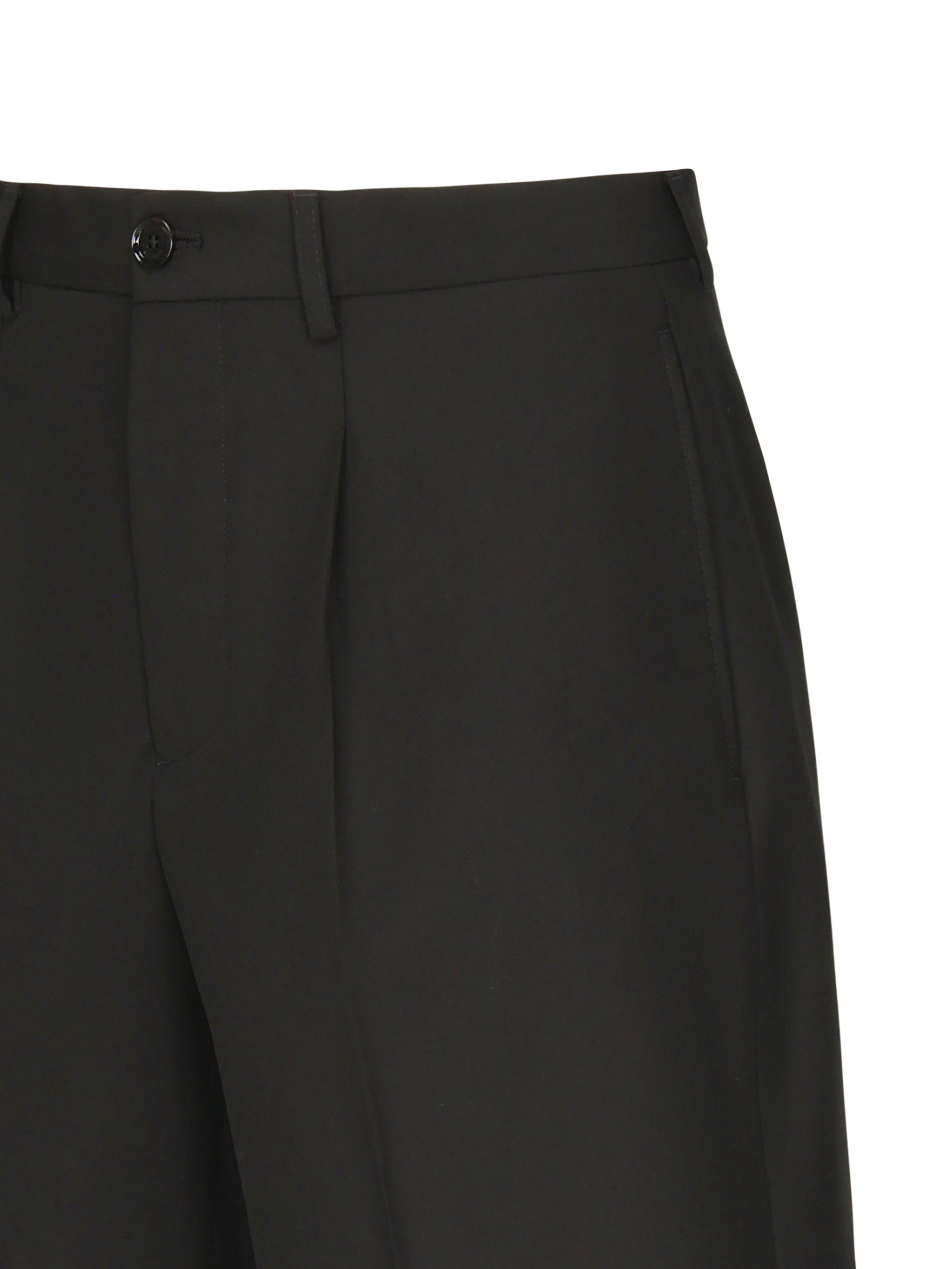 BeAble Shorts Black Virgin Wool