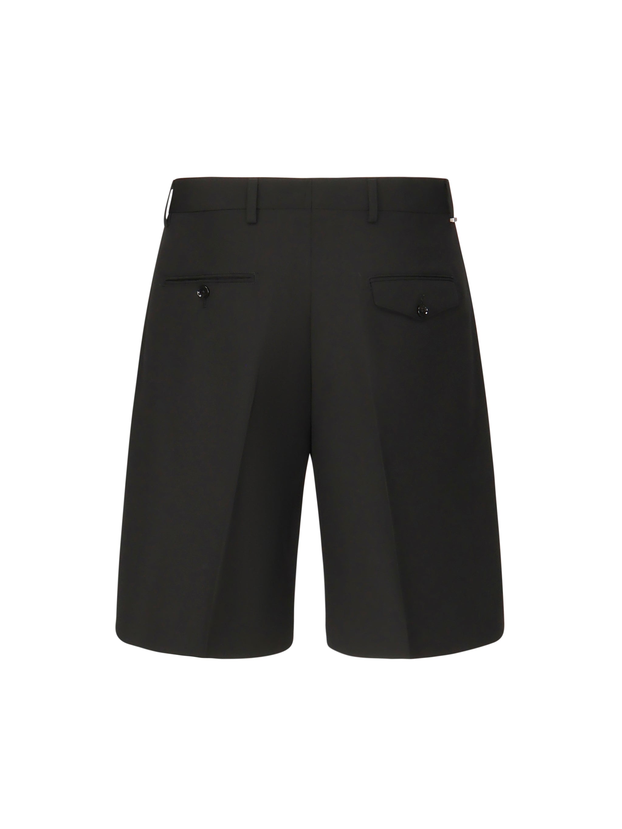 BeAble Shorts Black Virgin Wool
