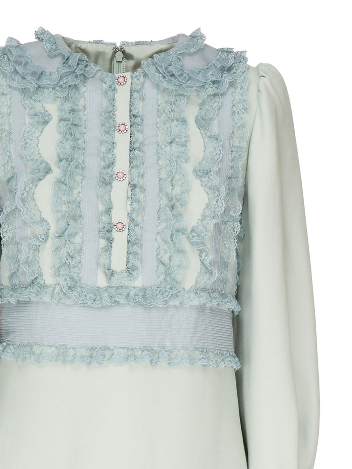 Valentino Garavani Dresses Blue Virgin Wool