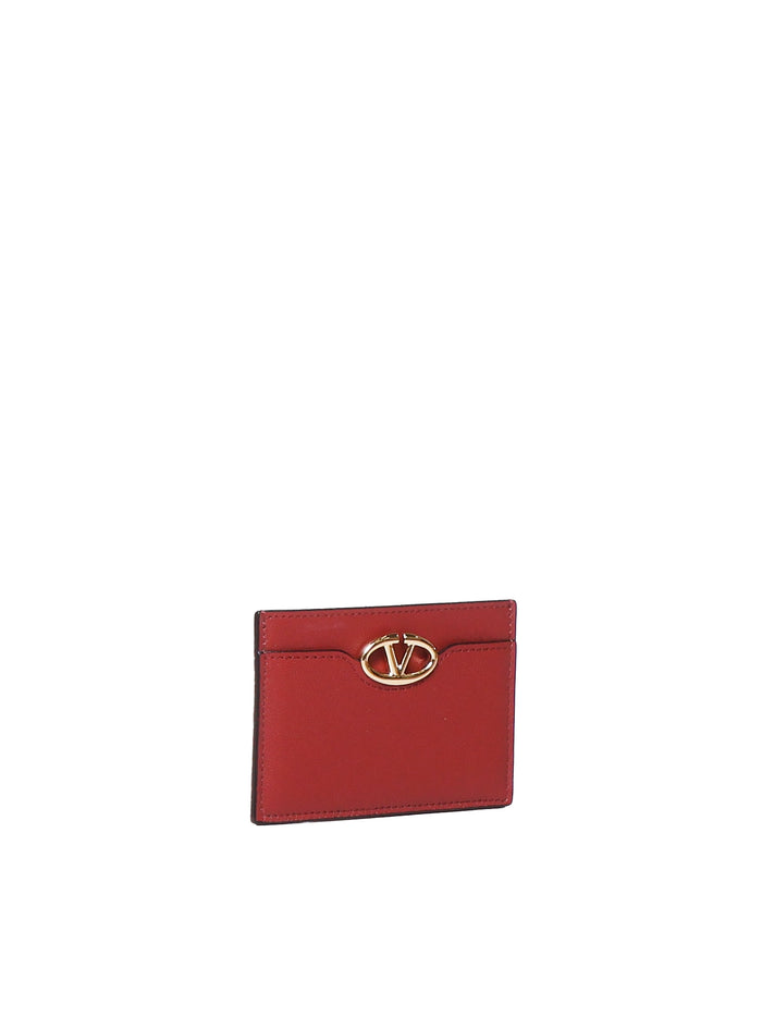 Valentino Garavani Wallets Red Calfskin