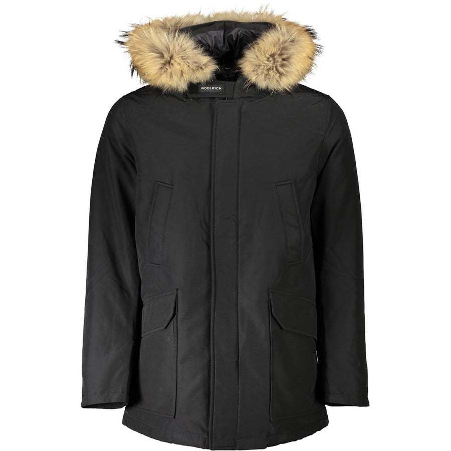 Woolrich Cotton parka in black
