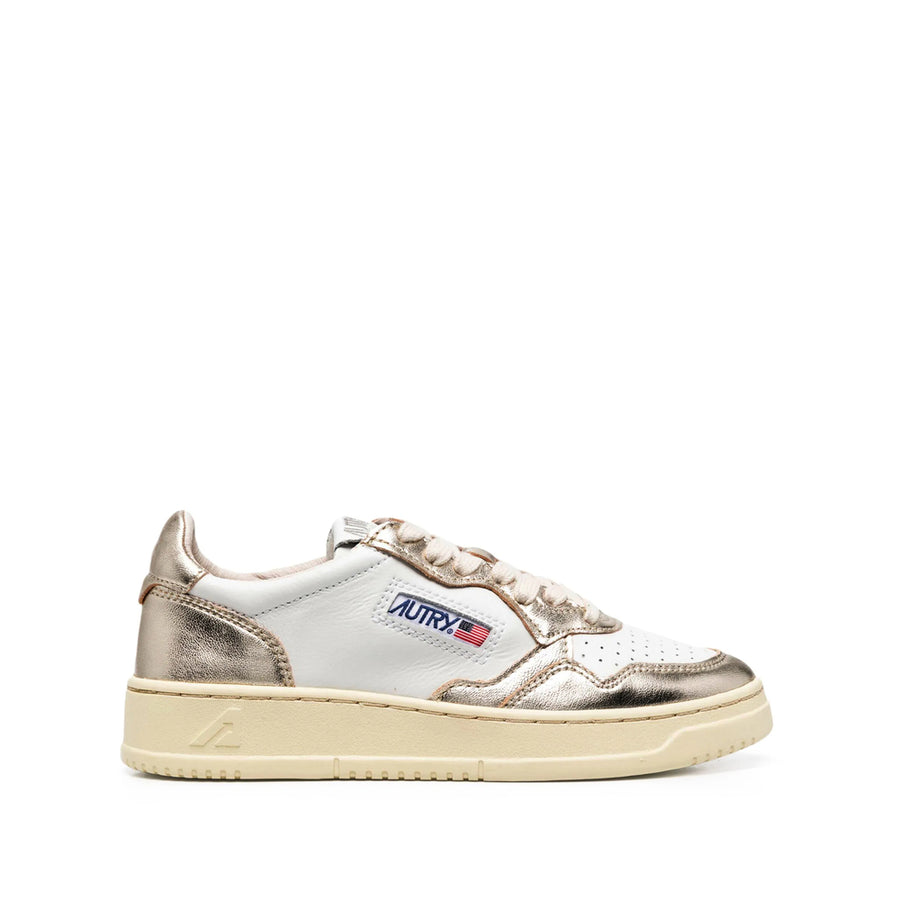 Sneakers Medalist White-Gold Leather White/gold Calf