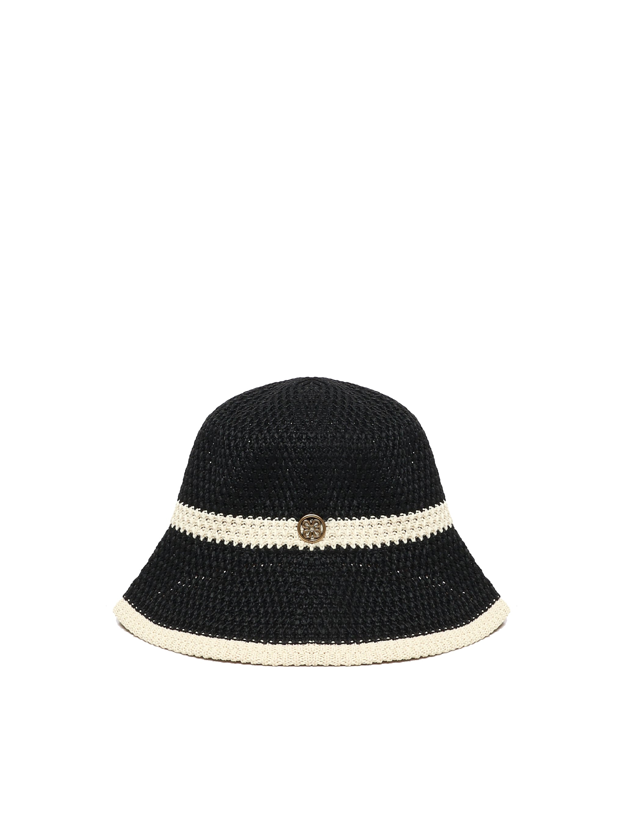 V° 73 Hats Black/ivory Polyester