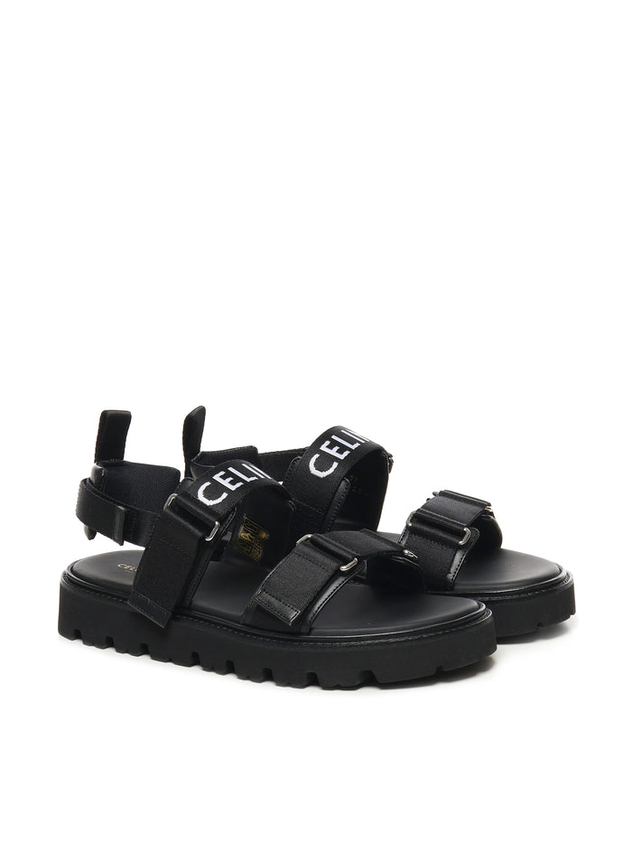 Céline Sandals Black Pelle Di Vitello