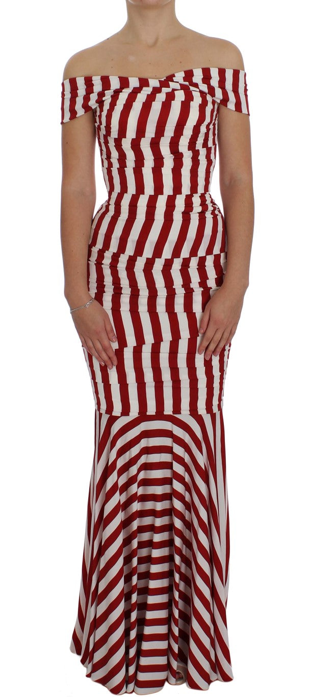 Dolce & Gabbana 94% Silk dress in red