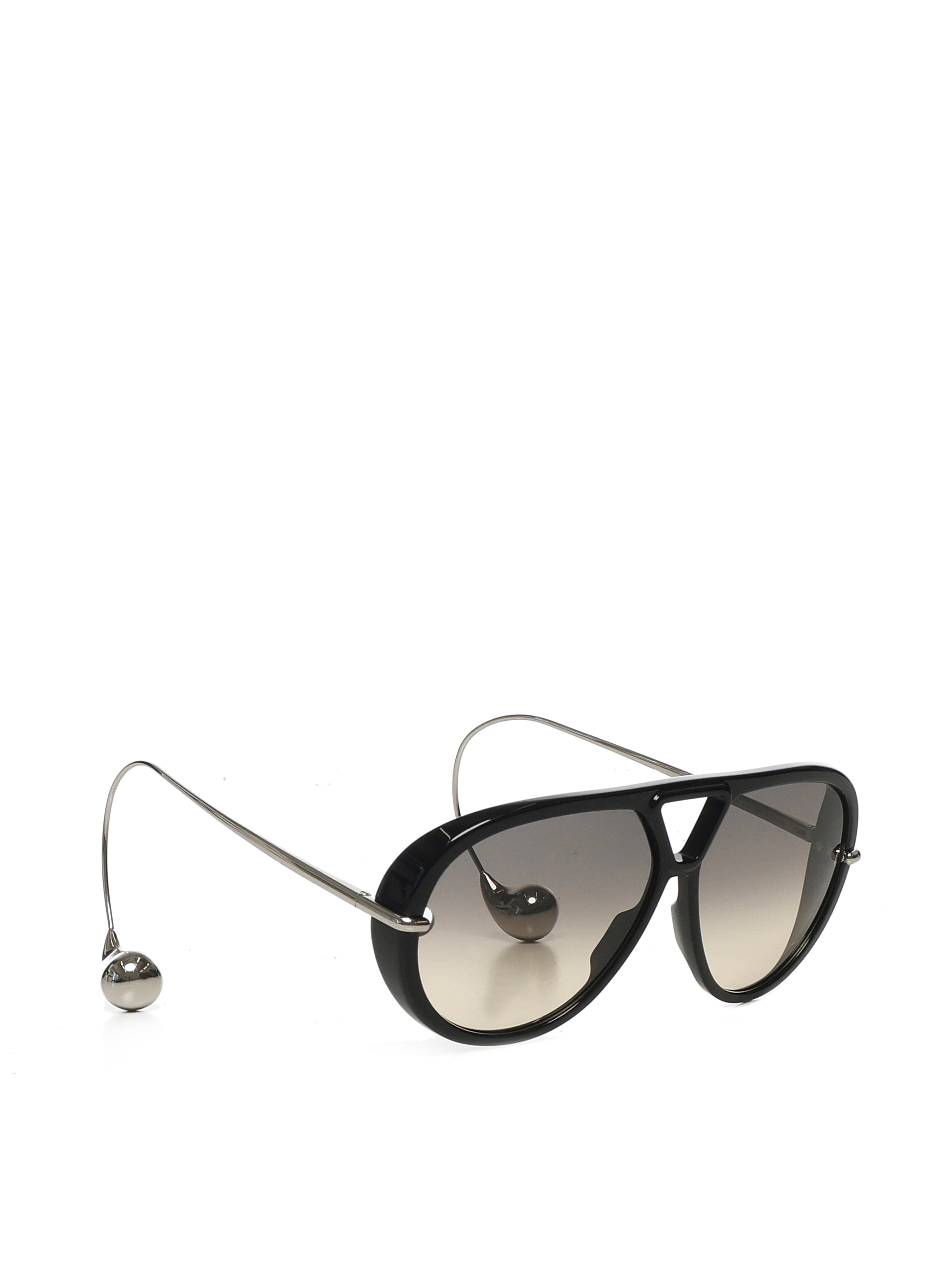 Bottega Veneta Sunglasses Black/silver Acetate