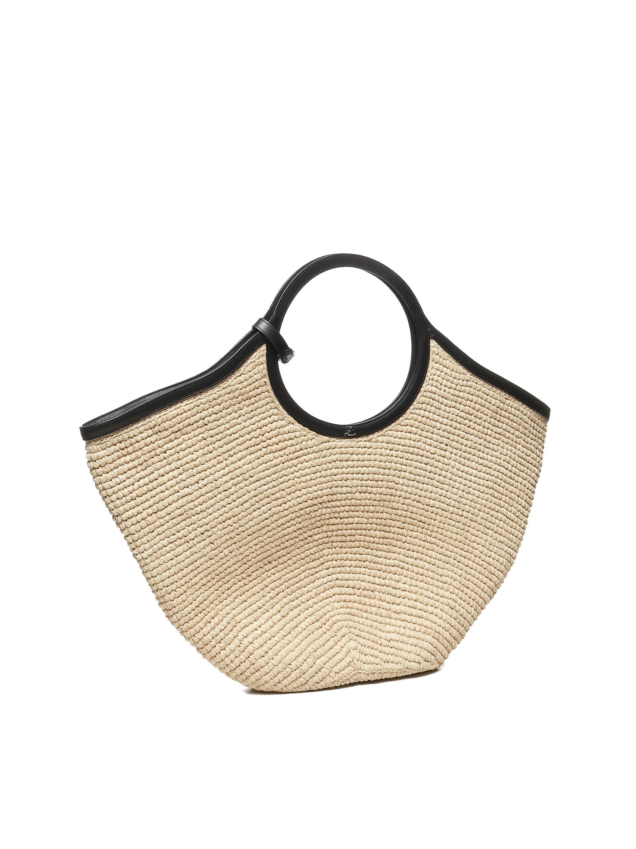Courreges Bags Natural Beige Raffia