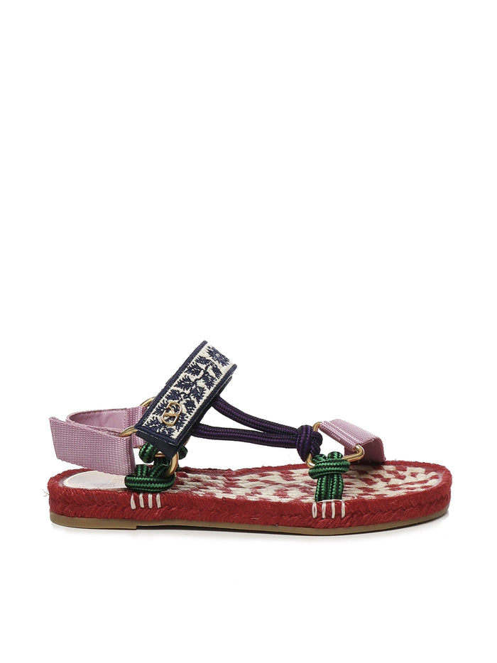 Valentino Garavani Sandals Multicolour Cotton