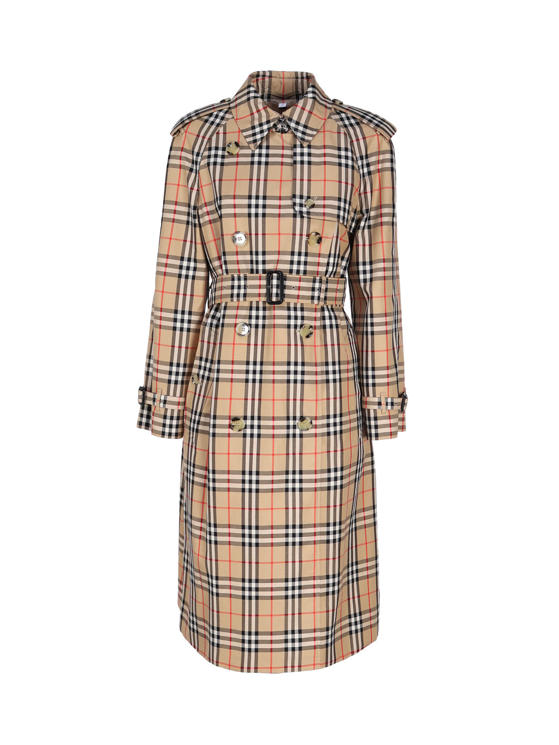Burberry Coats Vintage Check Cotton