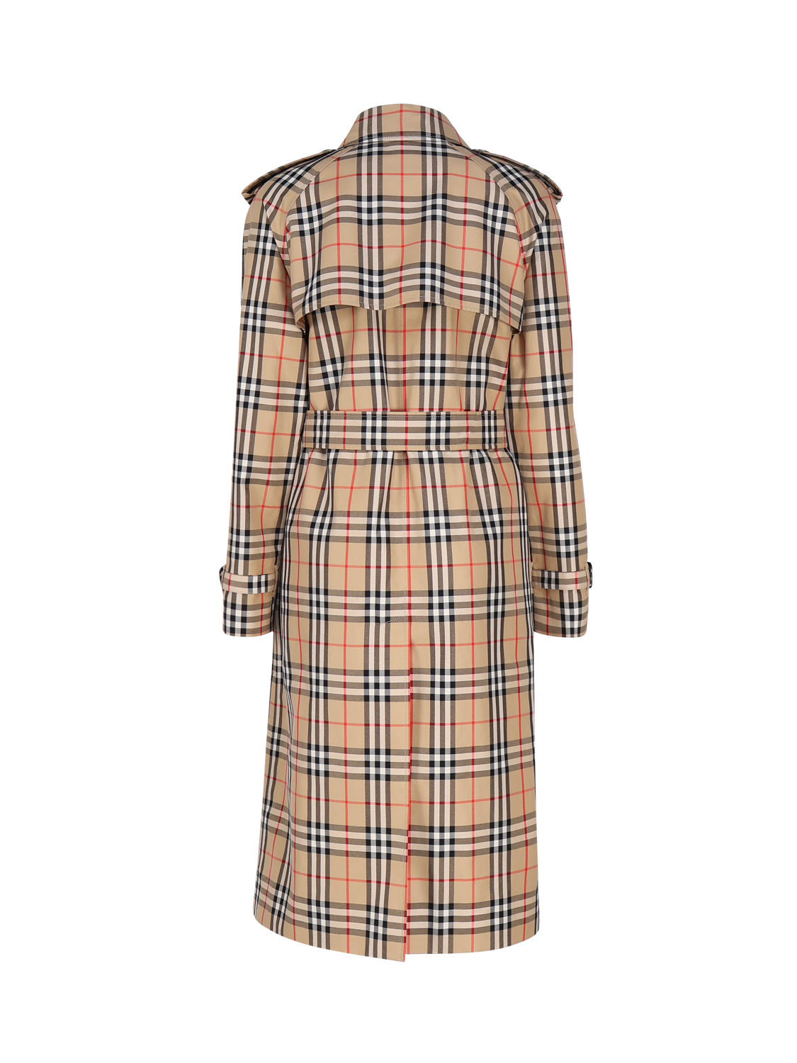 Burberry Coats Vintage Check Cotton