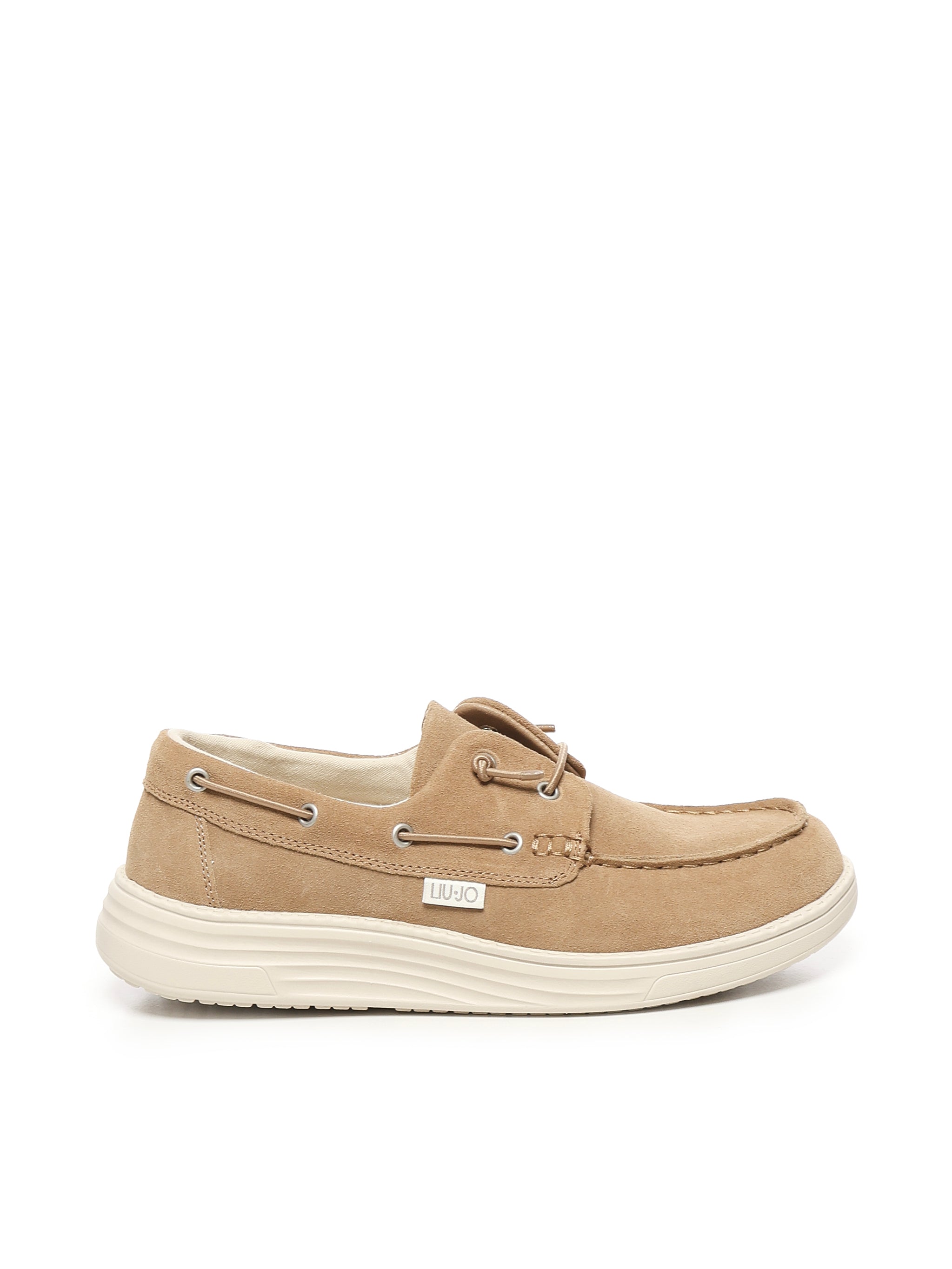 Liu Jo Flat shoes Beige Suede