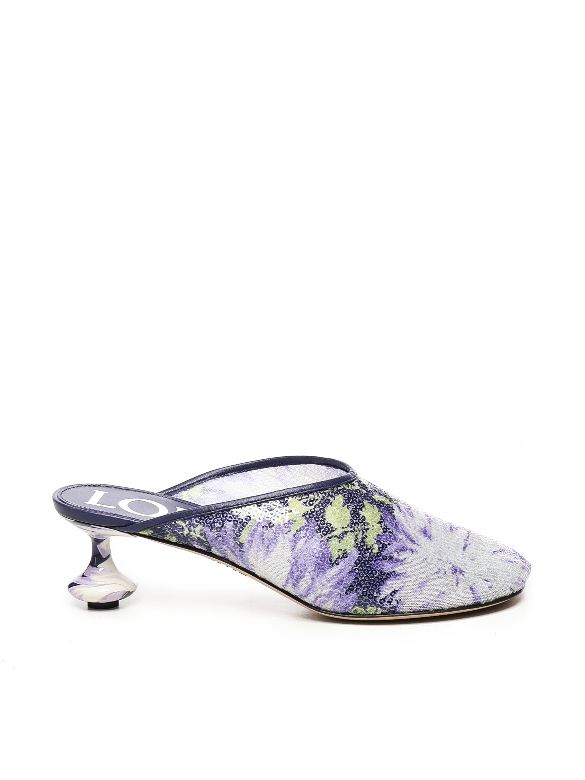 Loewe Sandals Purple Polyester