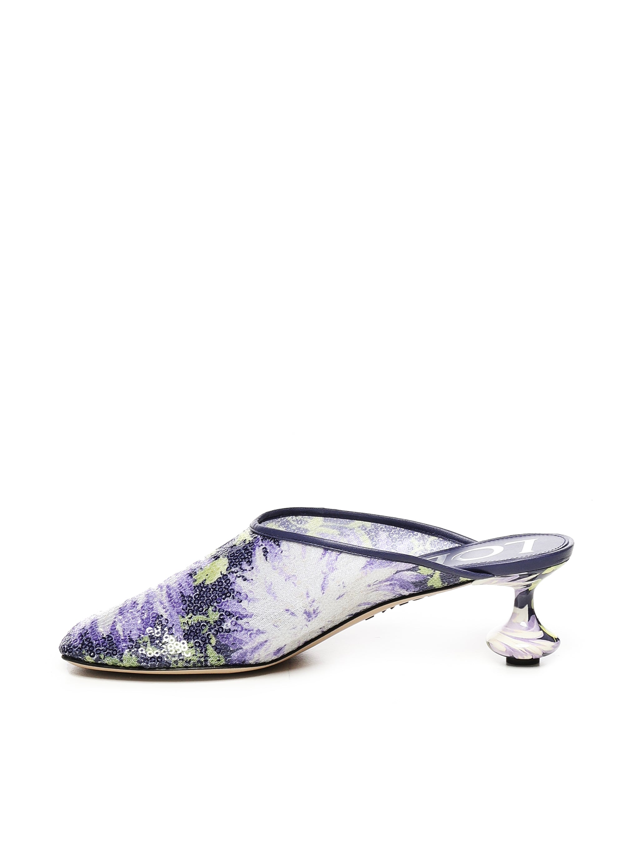 Loewe Sandals Purple Polyester