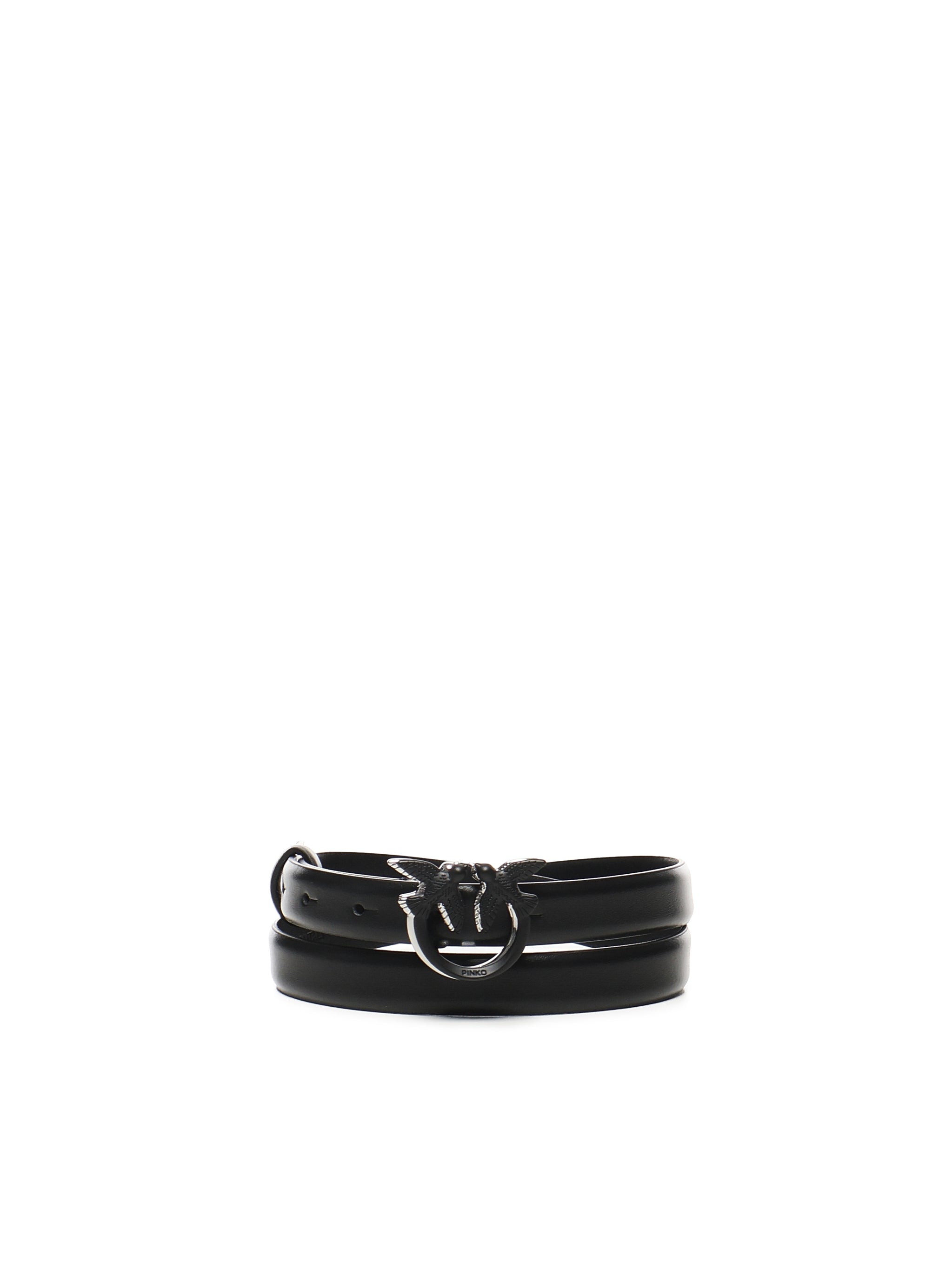 Pinko Belts Black Cowskin