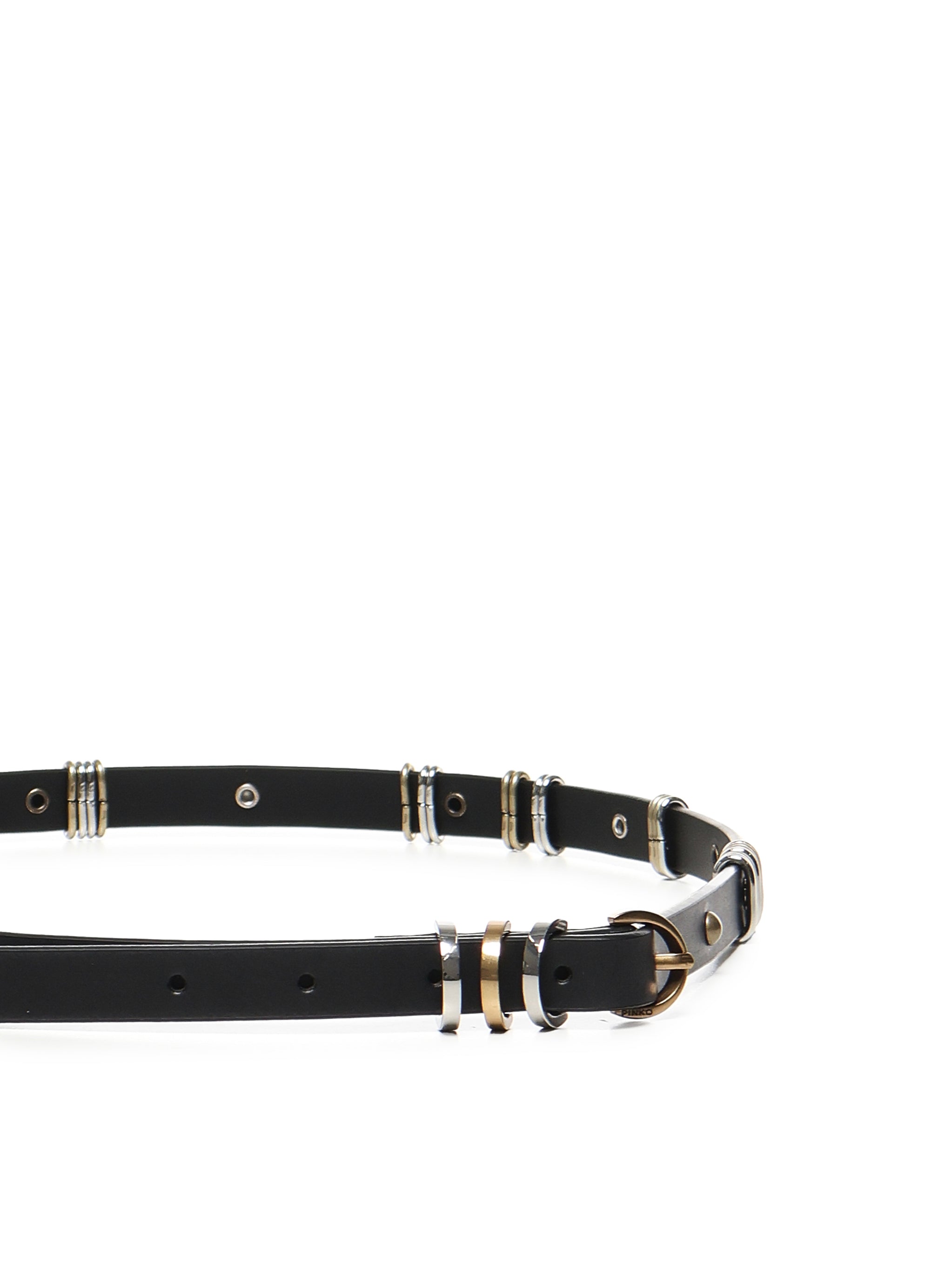 Pinko Belts Black Cowskin