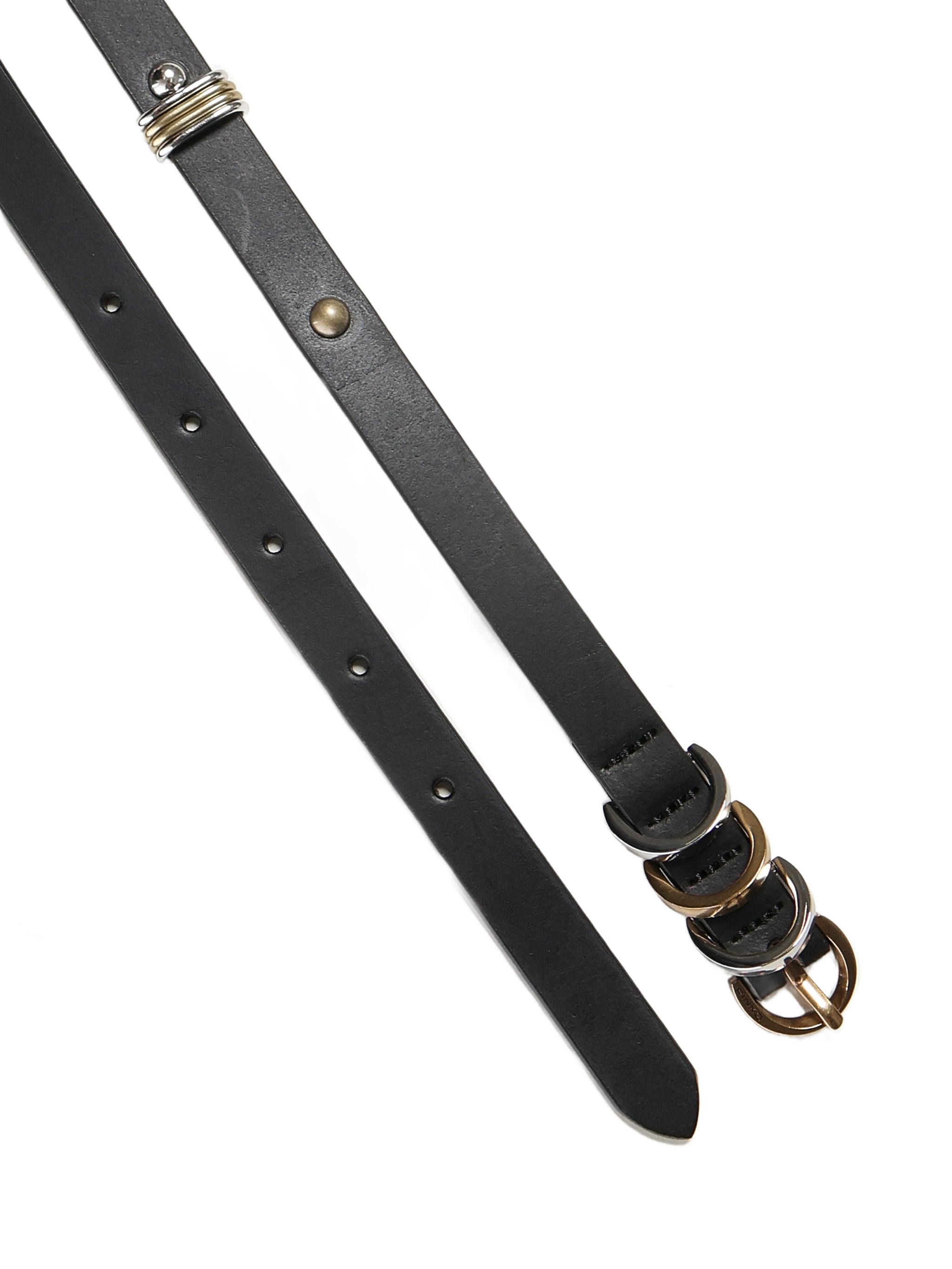Pinko Belts Black Cowskin