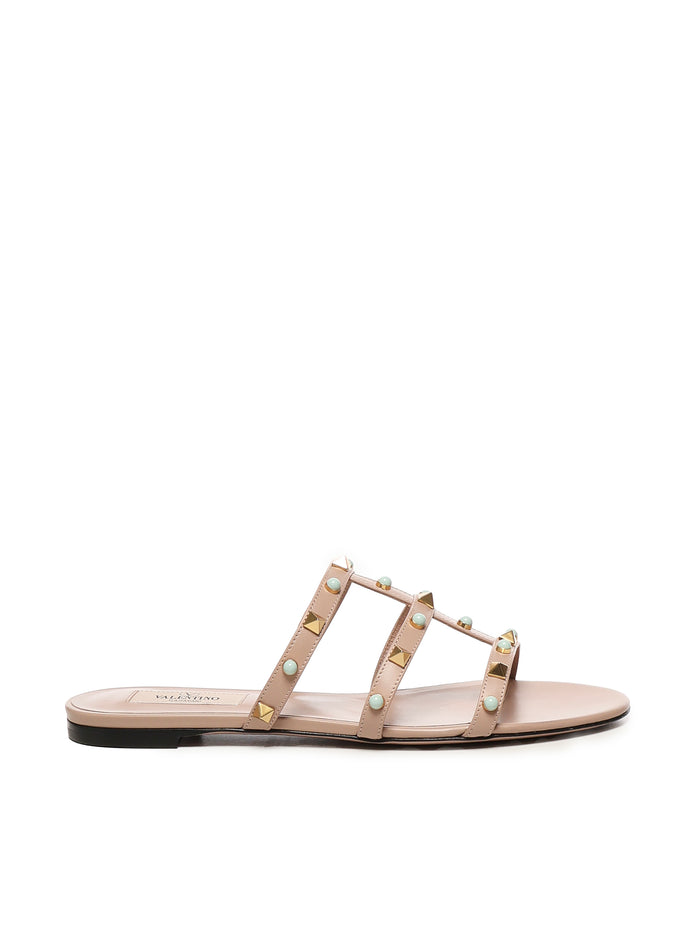 Valentino Garavani Sandals Pink Calfskin