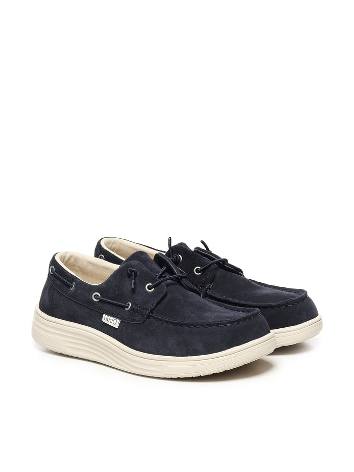 Liu Jo Flat shoes Blue Suede