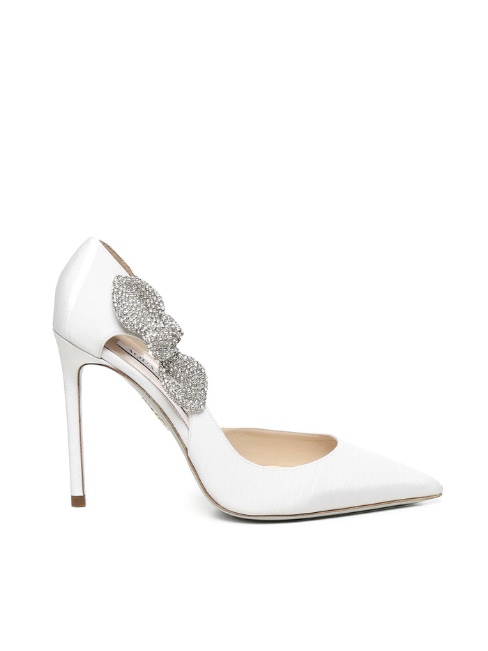 Aquazzura With Heel White Viscose