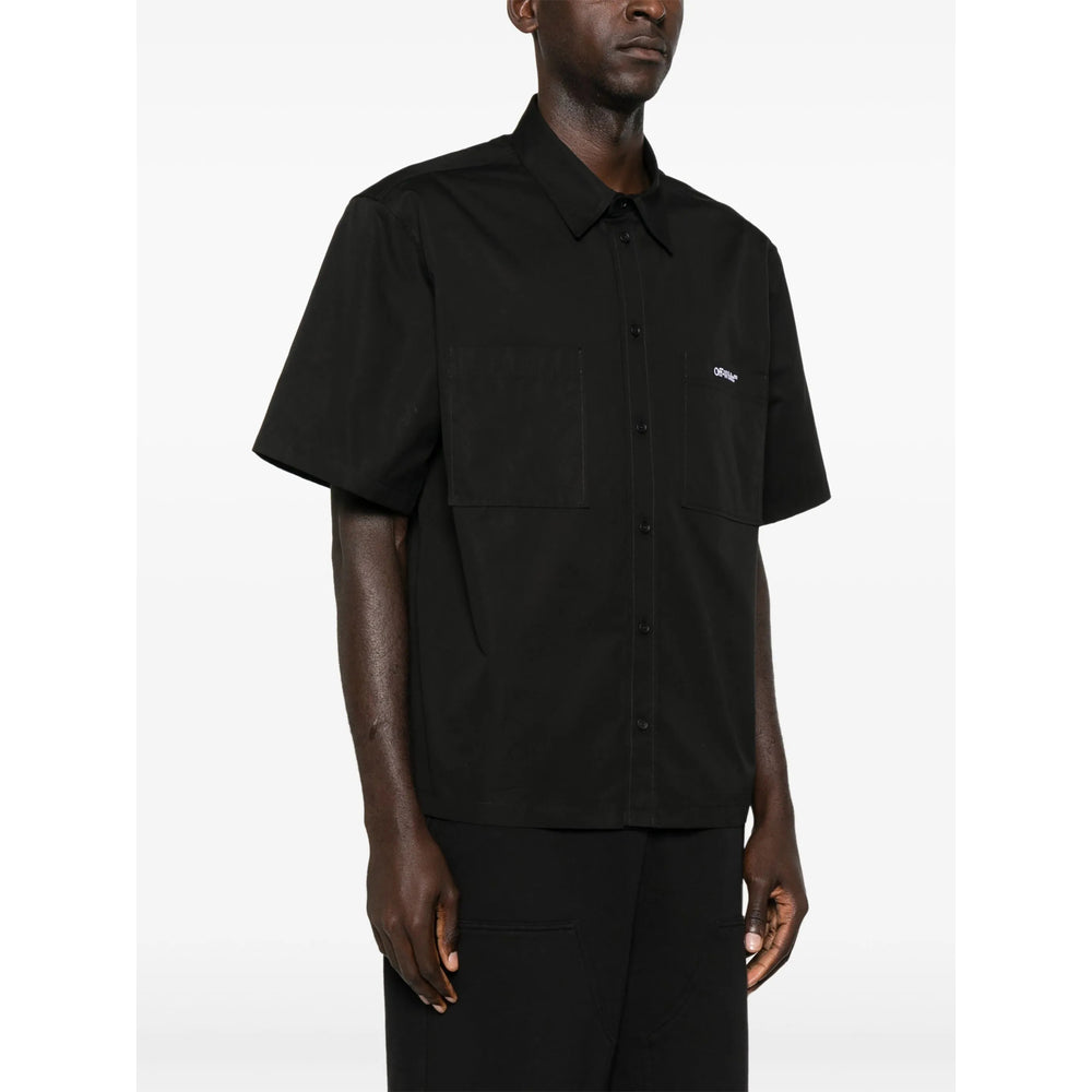 Shirt Off-White Black Cotton: 100