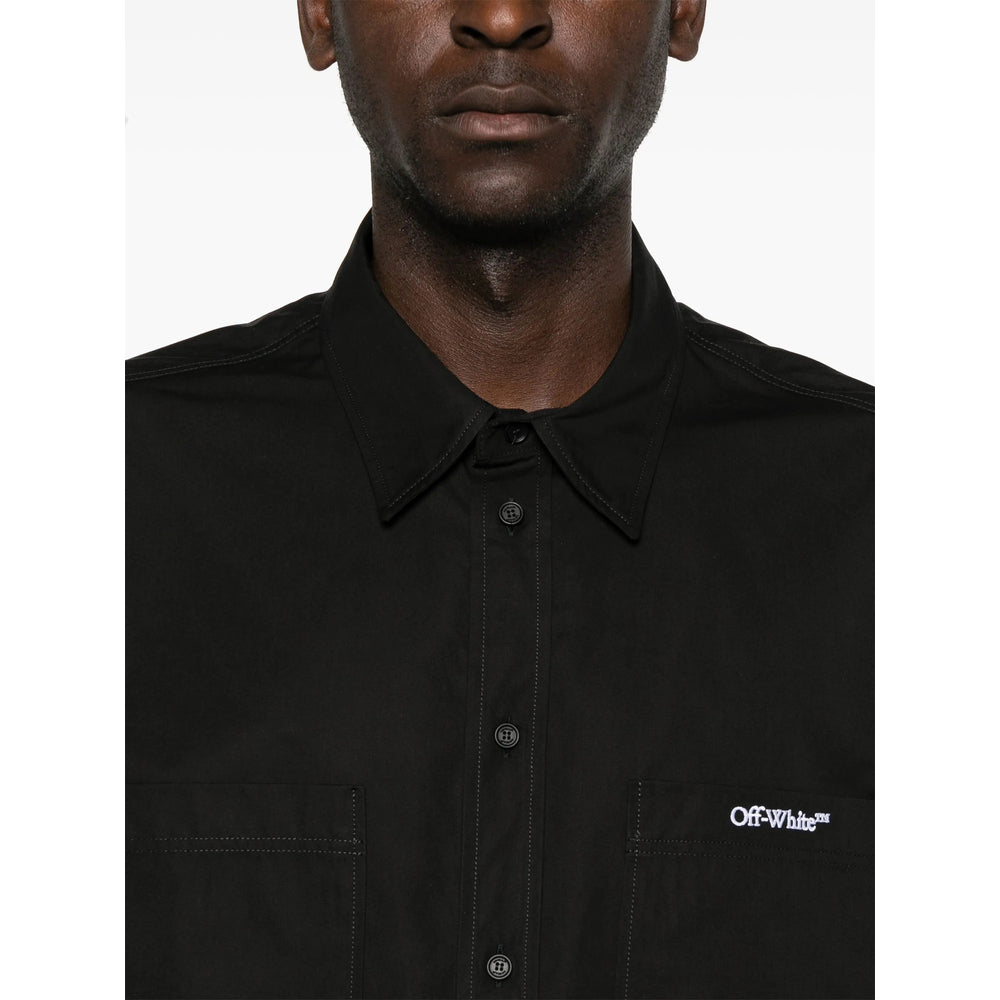 Shirt Off-White Black Cotton: 100