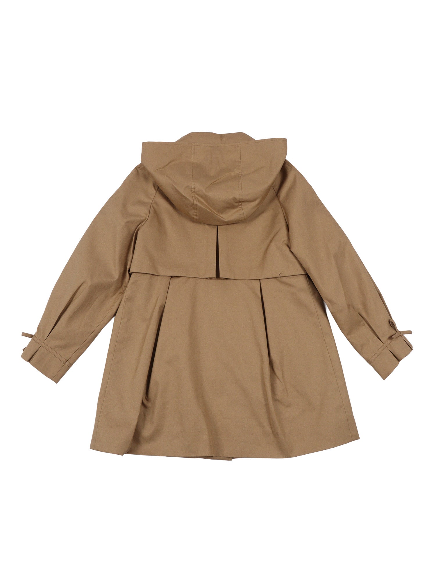 Kid Girl Trenches Beige Cotton Trench-raincoat