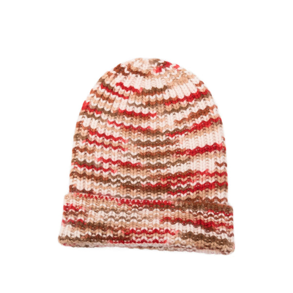 Hat Hurray Beanie Off-white/red Cashmere