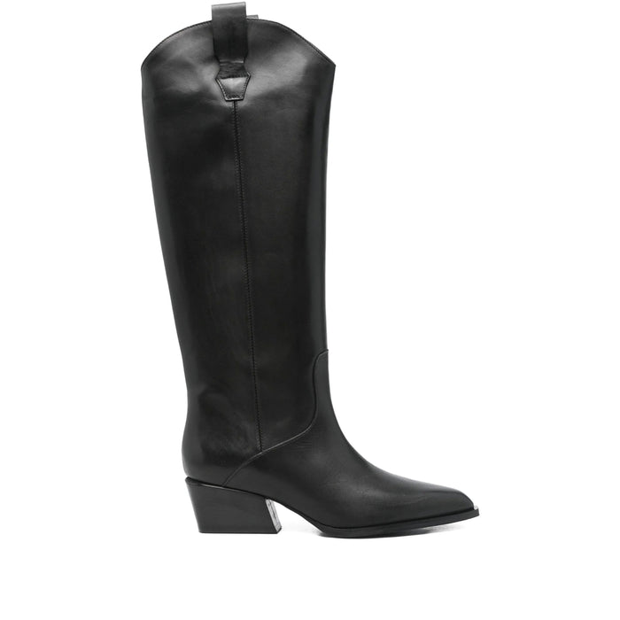 Shoes Poeve Black Calf Leather: 100