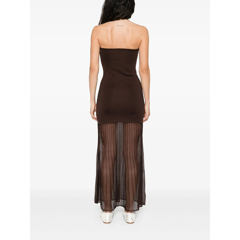 Dress Malina Brown Polyester: 25
