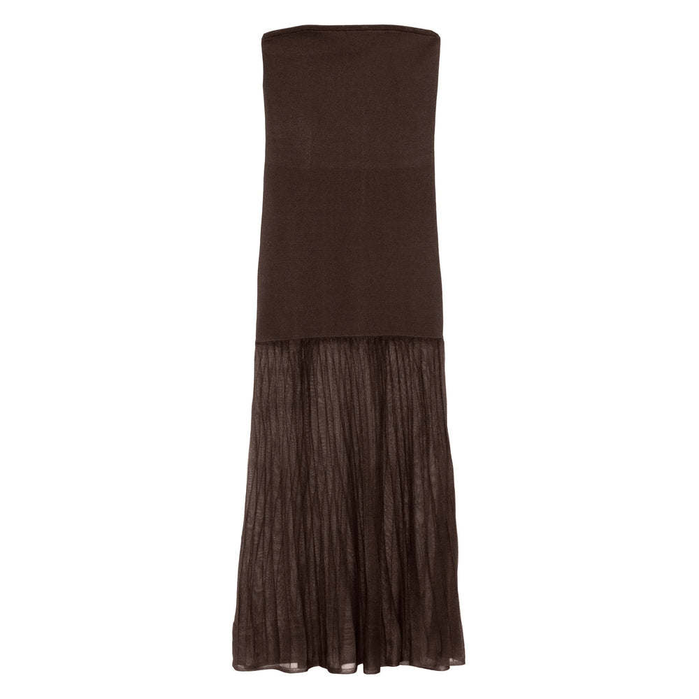 Dress Malina Brown Polyester: 25