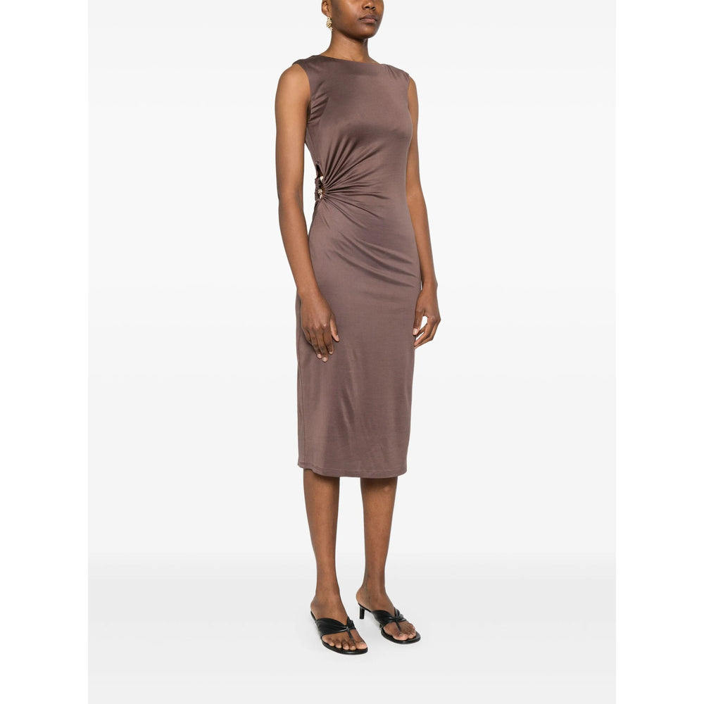 Dress Malina Brown Cotton: 21