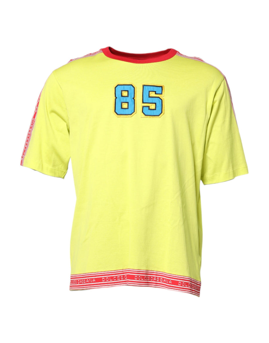 Dolce & Gabbana 100% Cotton t-shirt in yellow