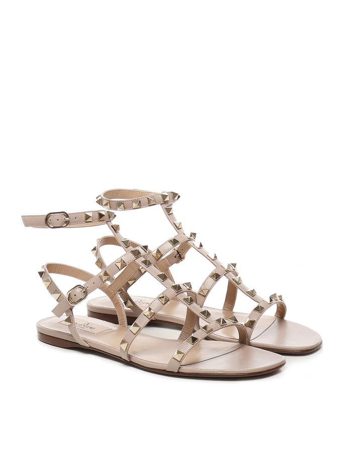 Valentino Garavani Sandals Pink Calfskin