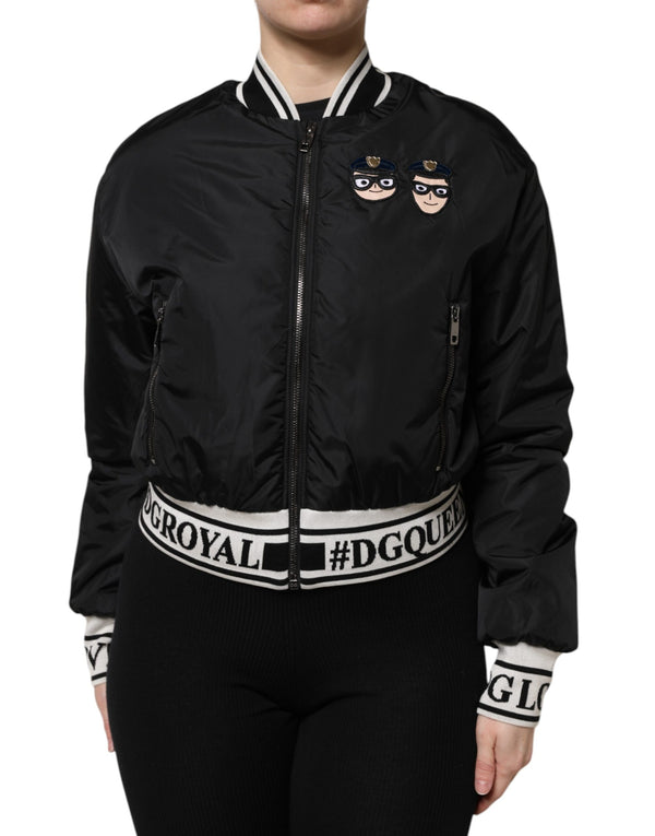Dolce & Gabbana 100% Nylon jacket in black