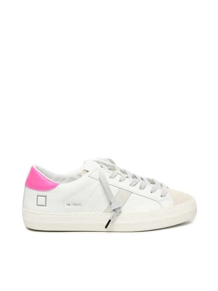 D.a.t.e. Sneakers White/fuxia Calfskin