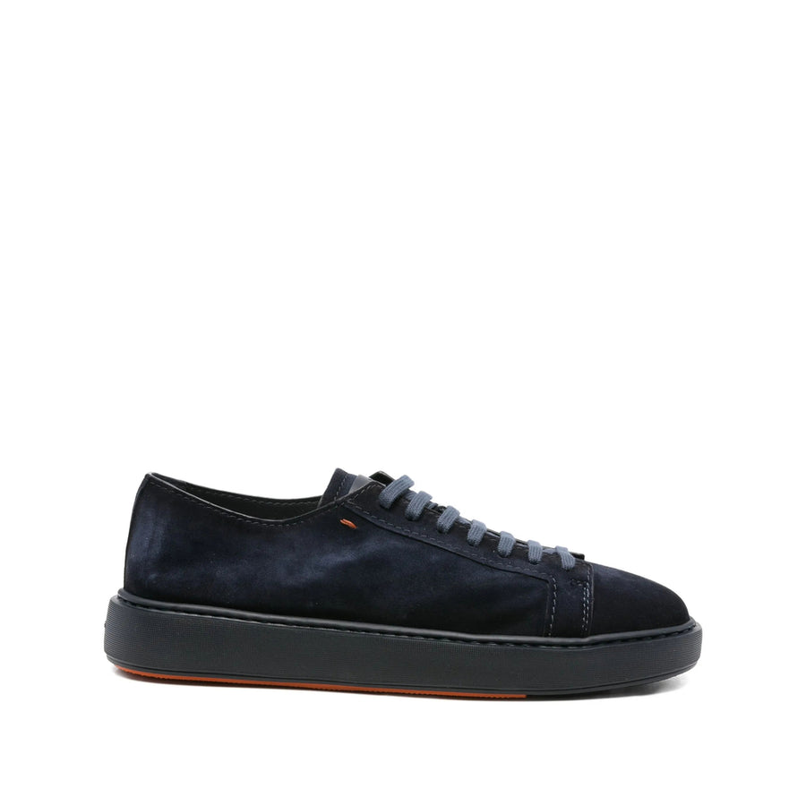 Santoni Navy Blue Sneakers Trainers