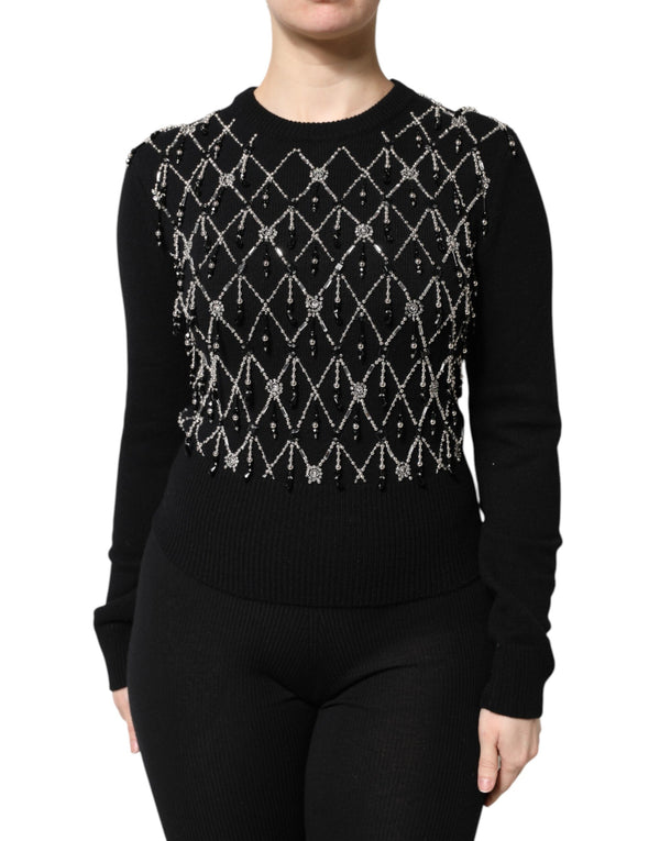 Dolce & Gabbana 100% Cashmere blouse in black