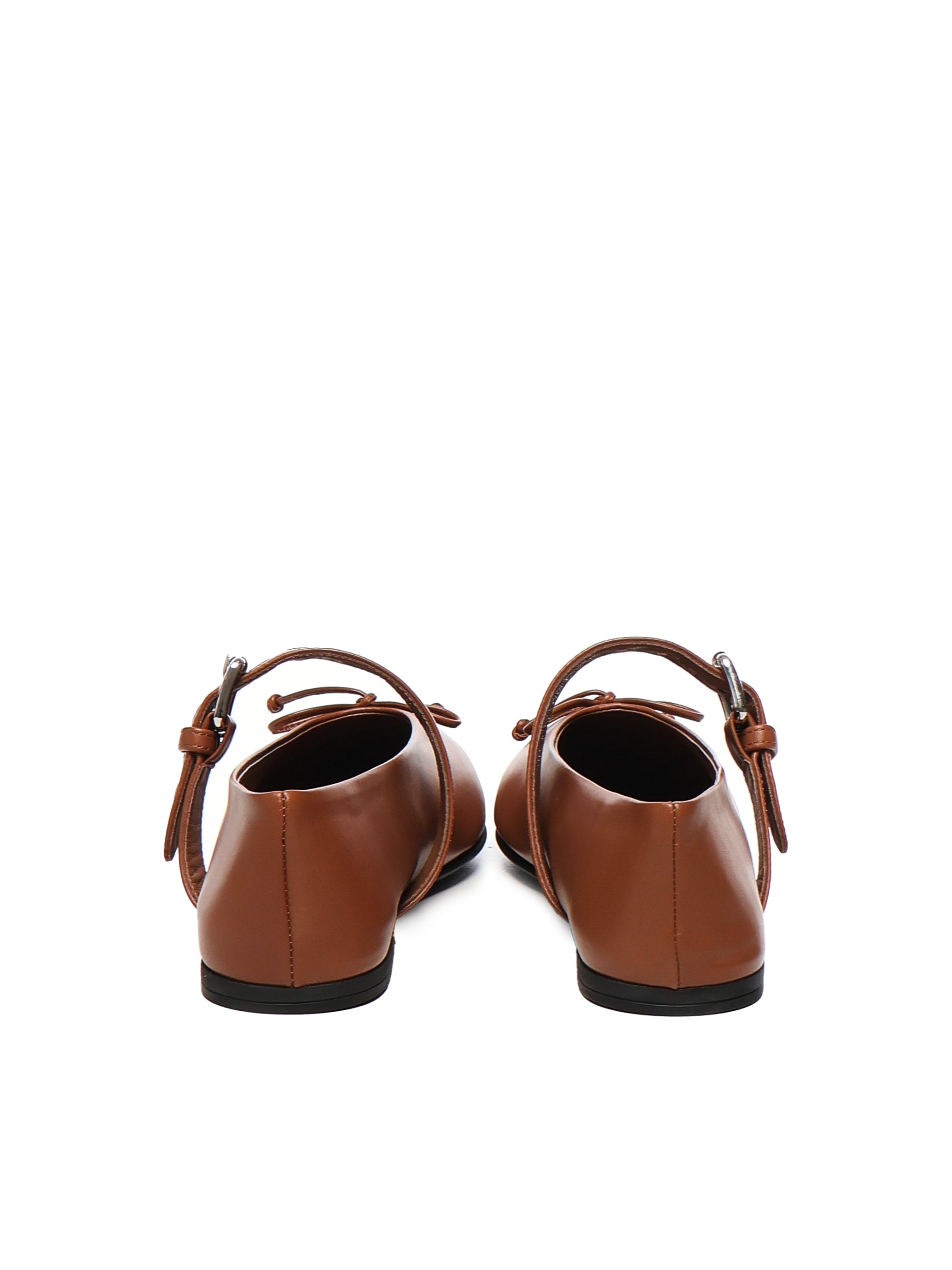 Miu Flat shoes Brandy Calfskin