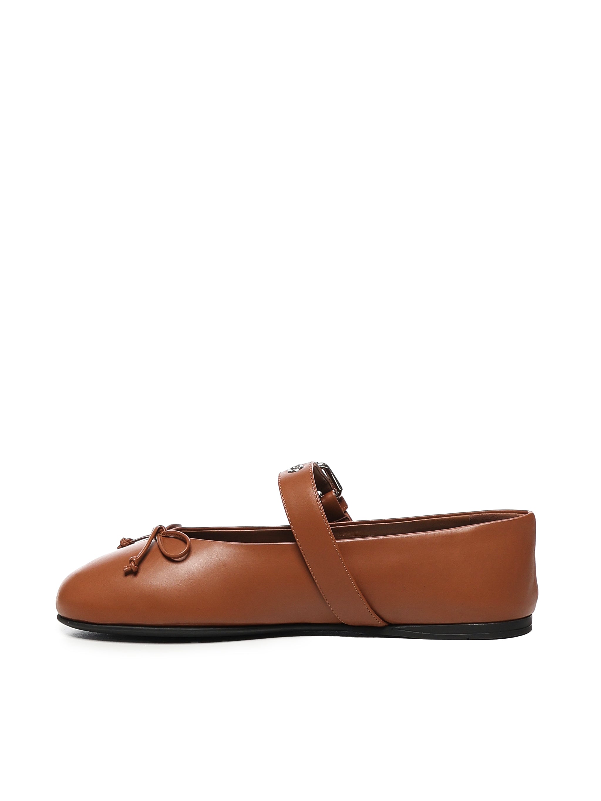 Miu Flat shoes Brandy Calfskin
