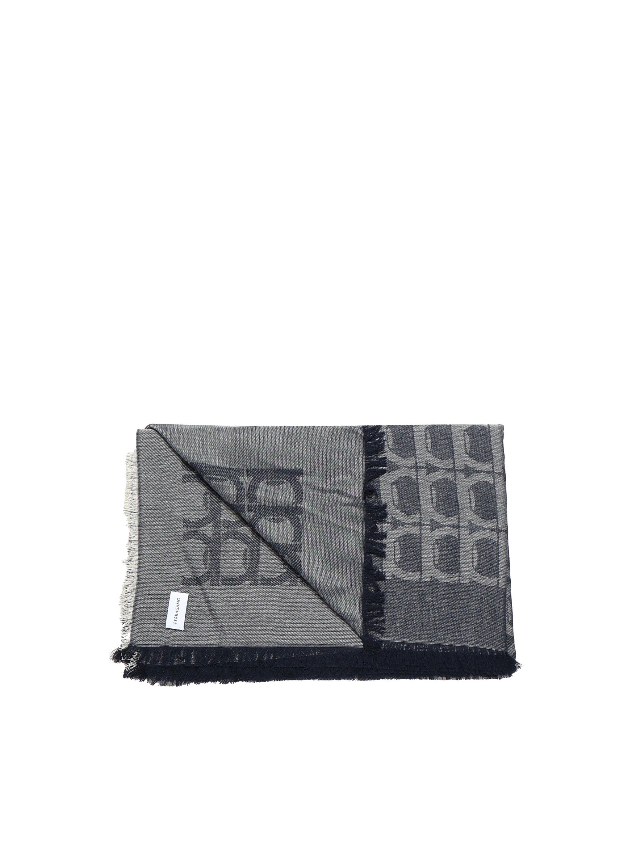 Ferragamo Scarfs Grey Cotton