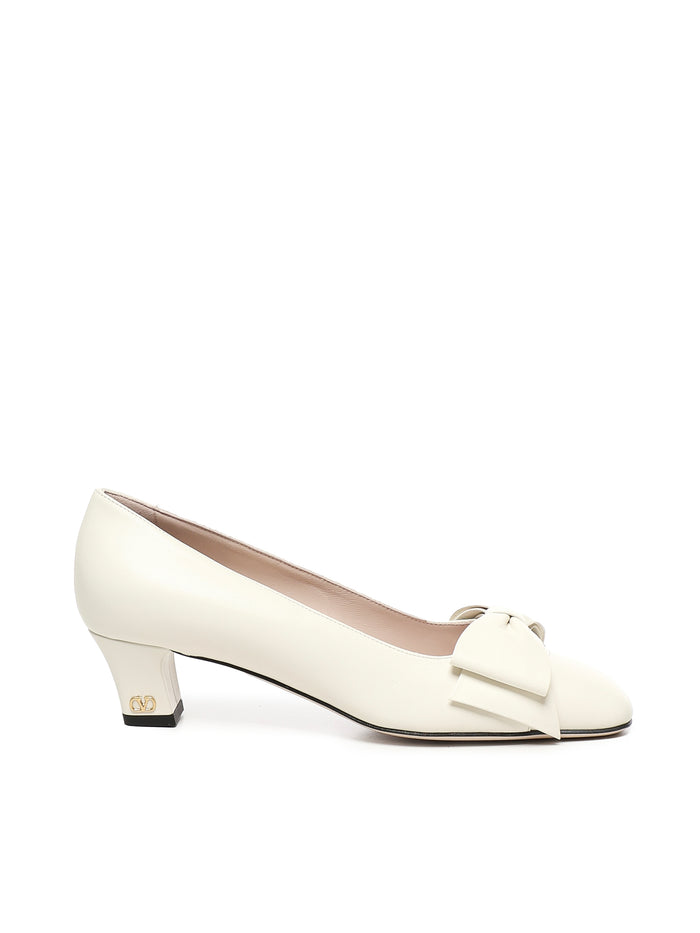 Valentino Garavani With Heel White Goatskin