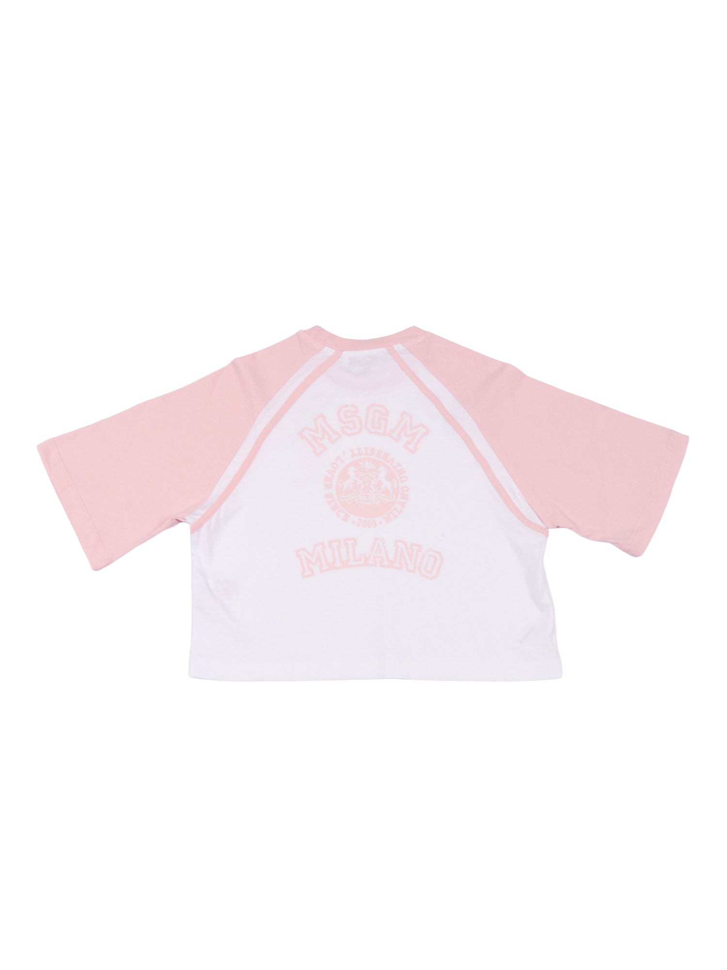 BOXY JERSEY T-SHIRT GIRL White Cotton Short Sleeves