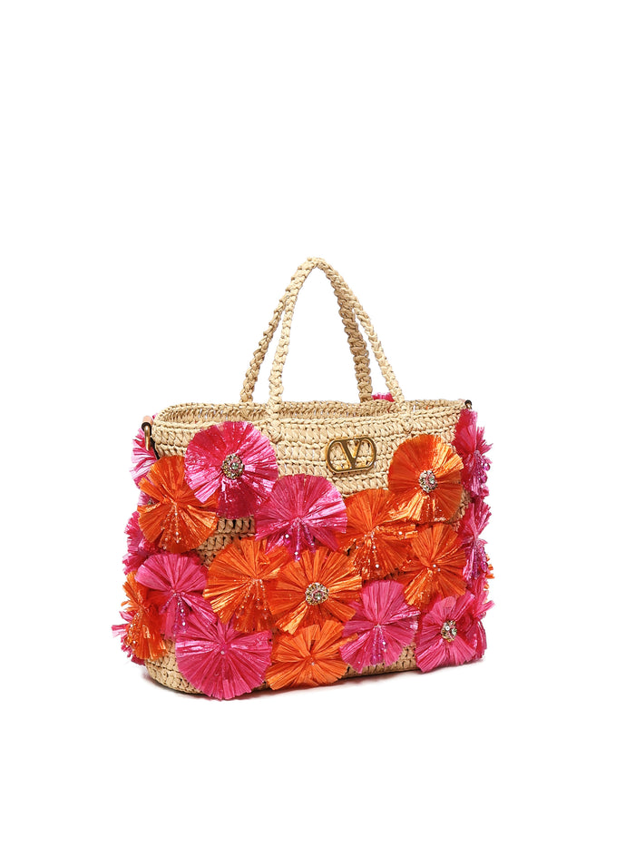 Valentino Garavani Bags Beige, Orange, Fuchsia Viscose