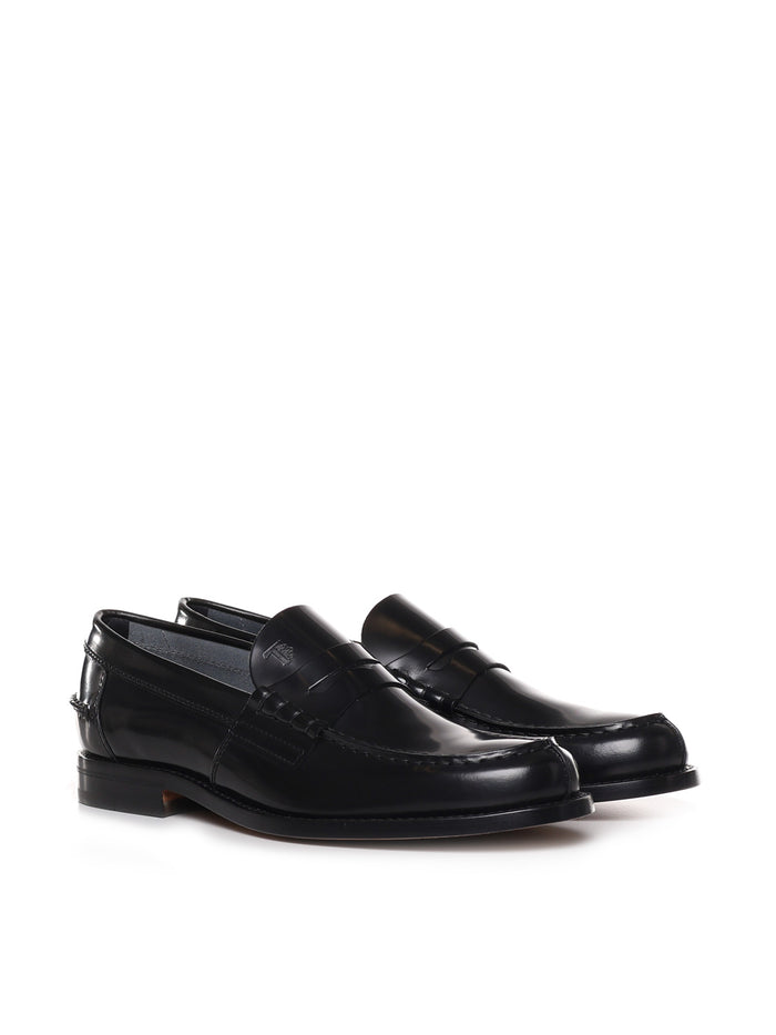 Tods Flat Shoes Black Calfskin