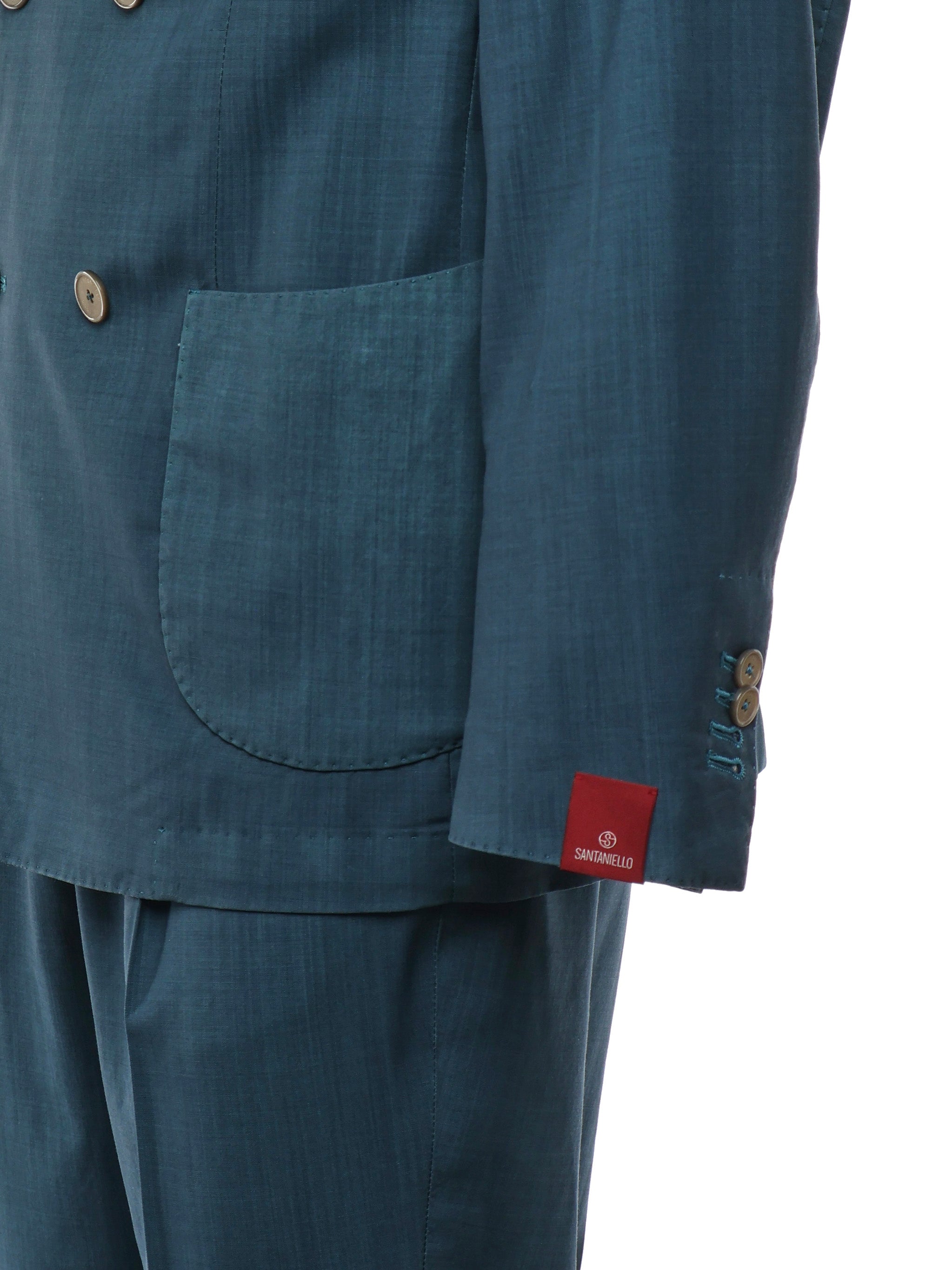 Santaniello Biagio Dresses Avion Blue Linen