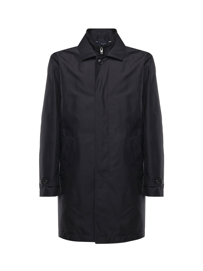 Fay Coats Blue Polyester