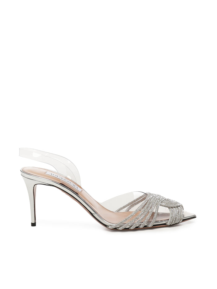 Aquazzura Sandals Silver Pvc