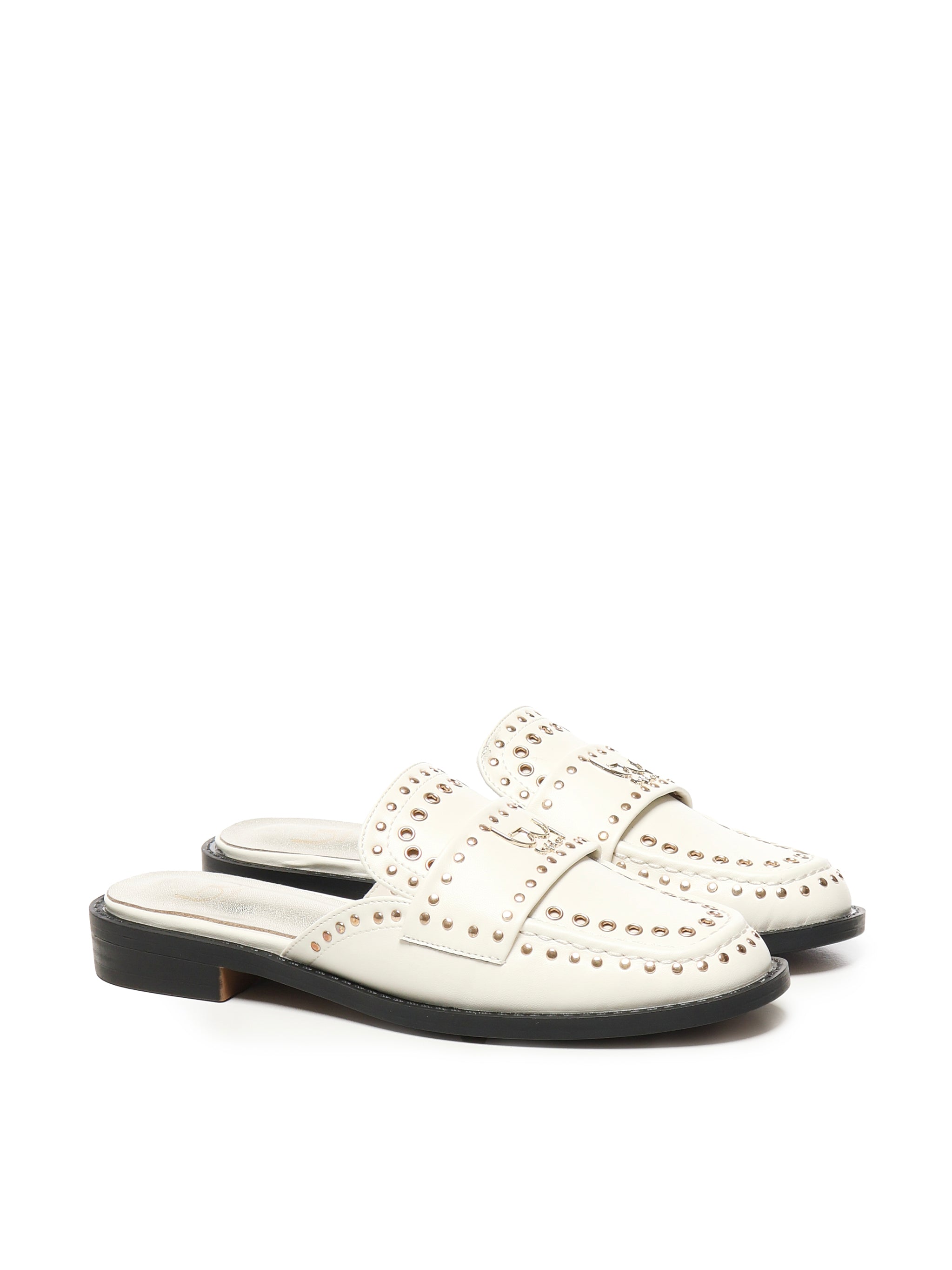 BY BYBLOS Flat shoes Beige Polyurethane
