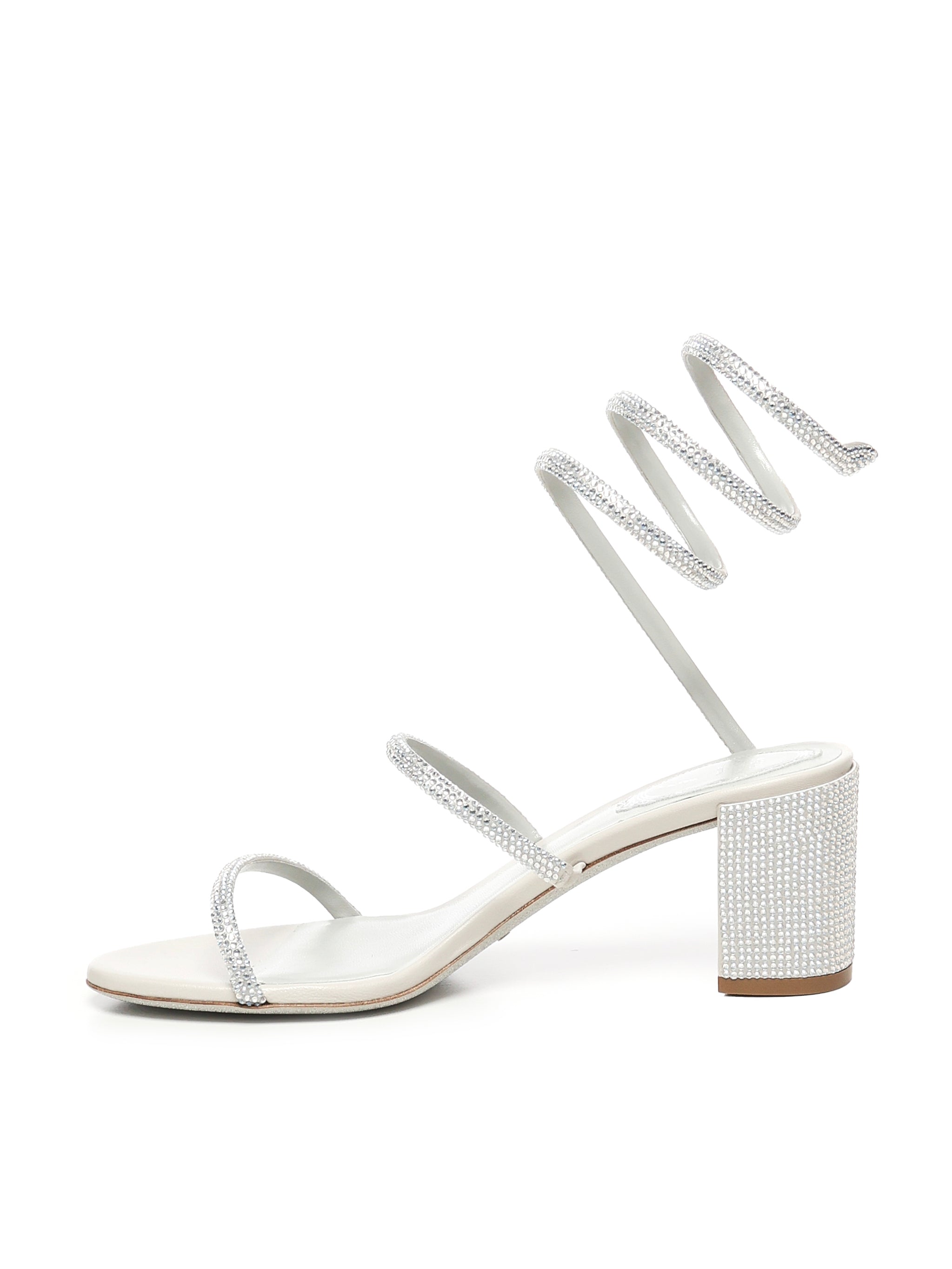 René Caovilla Sandals Silver Viscose